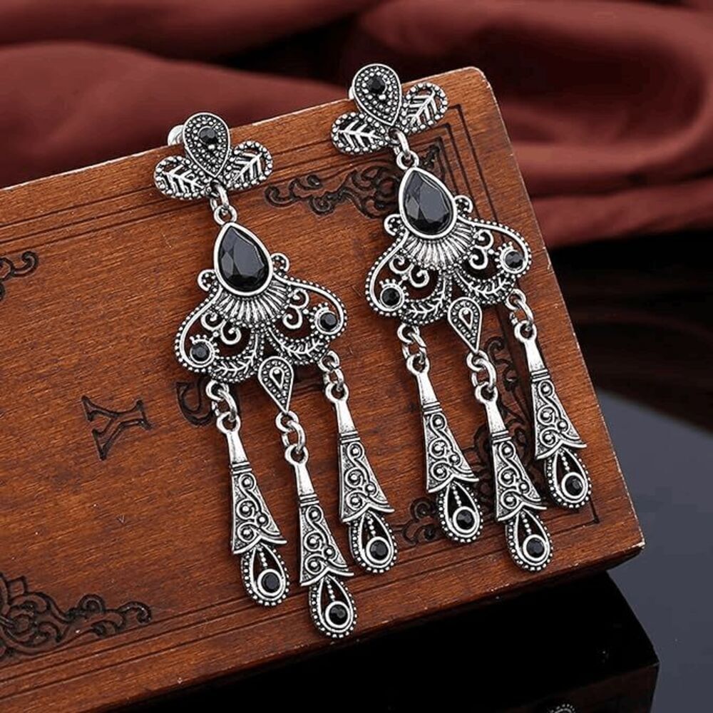 5PCS 1920s Accessories Flapper Great Gatsby Vintage Retro Costume Set NEW - Picture 16 of 16